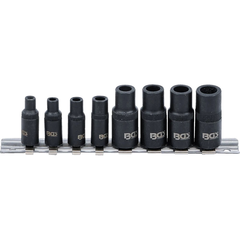 Gewindebohrer-Aufnahme-Satz, 6,3 mm (1/4") / 10 mm (3/8"), 8-tlg.