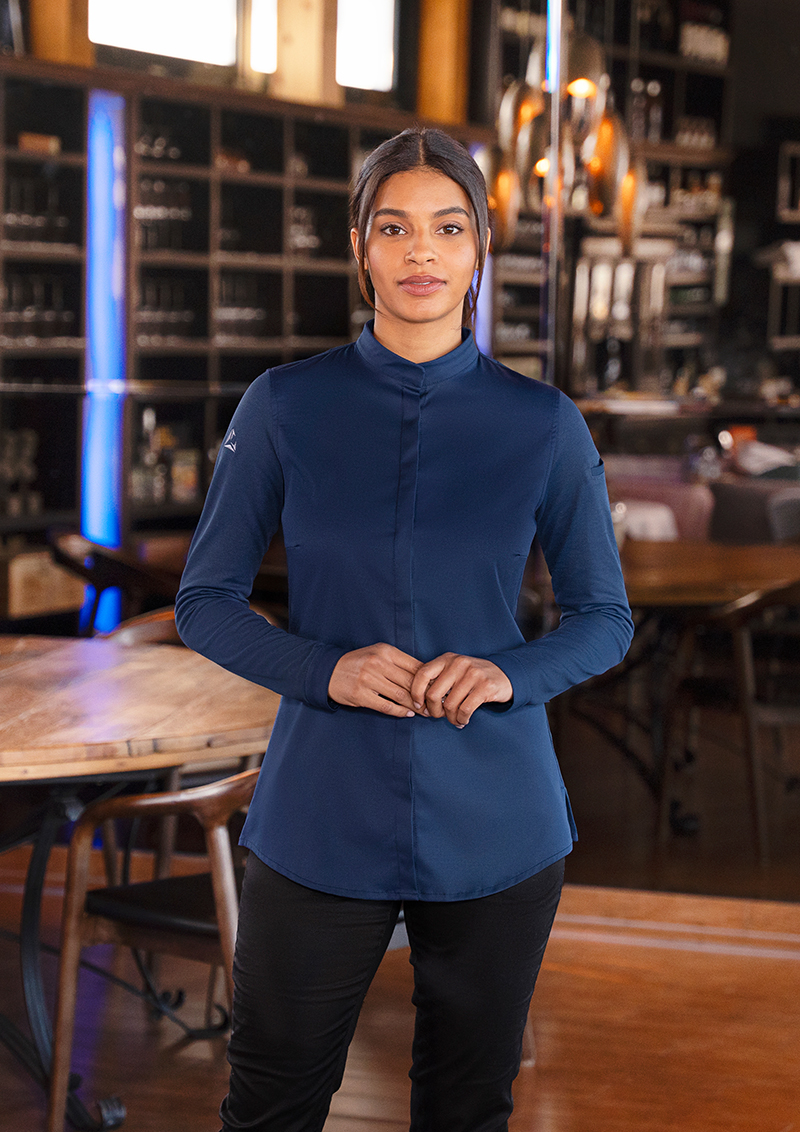 Long-Sleeve Women's Chef Jacket DIAMOND CUT® Avantgarde