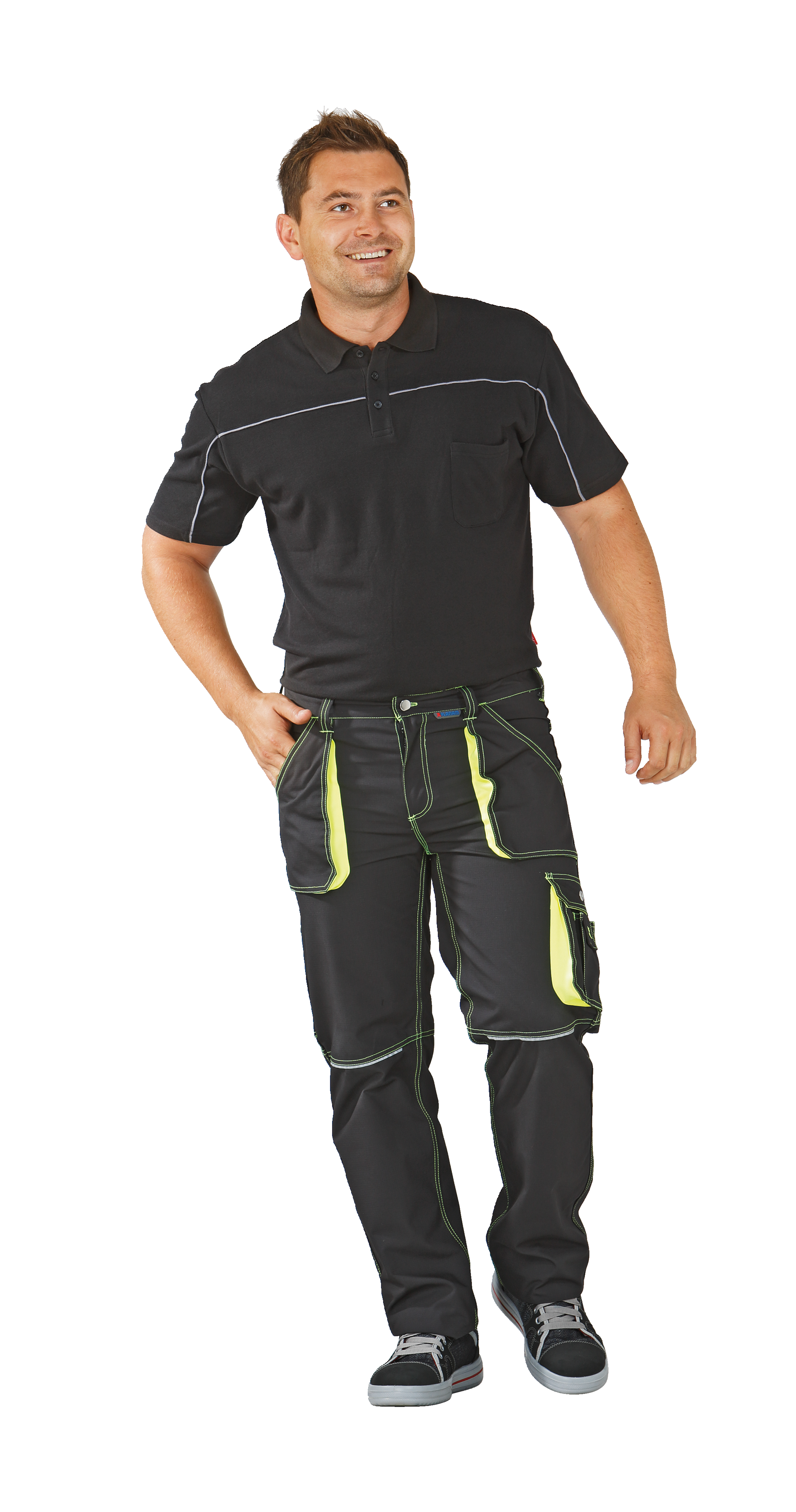PLANAM Bundhose Basalt Neon