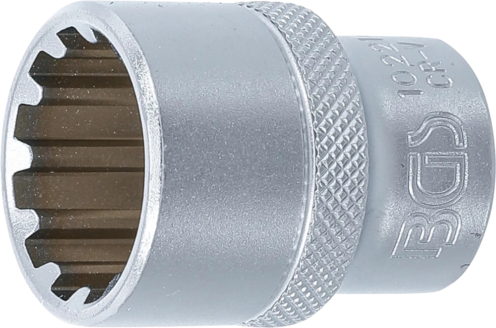 Steckschlüssel-Einsatz Gear Lock, Antrieb Innenvierkant 12,5 mm (1/2"), SW 21 mm