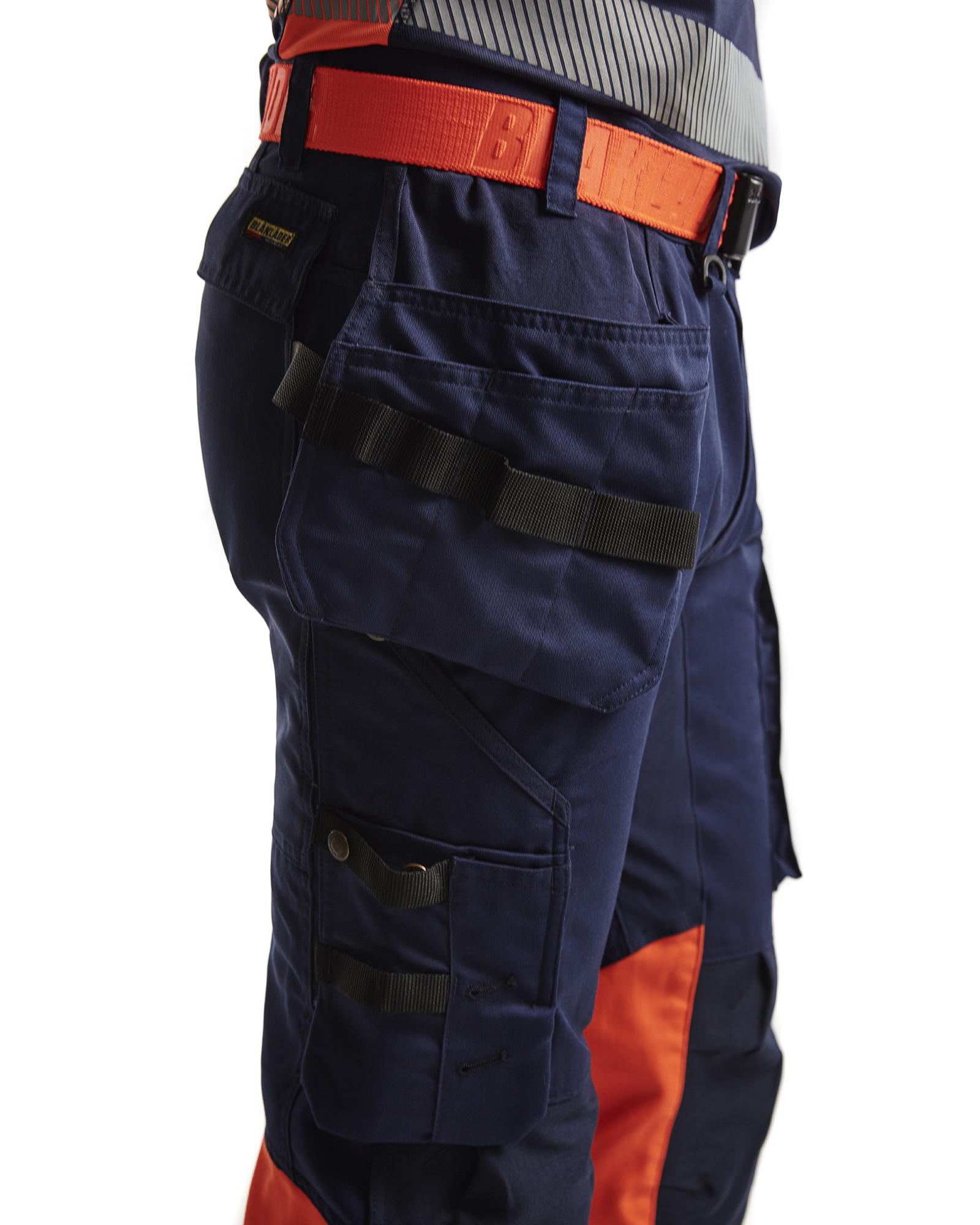 High Vis Arbeitshose mit Stretch