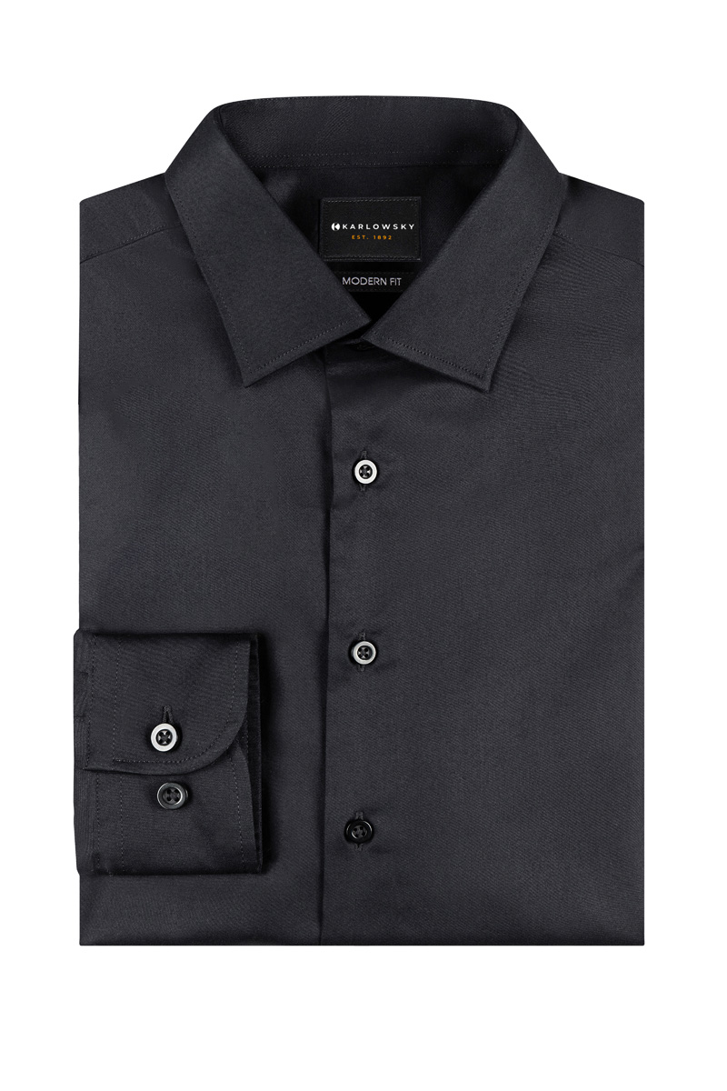 Langarm Herrenhemd Active-Stretch in Modern-Fit