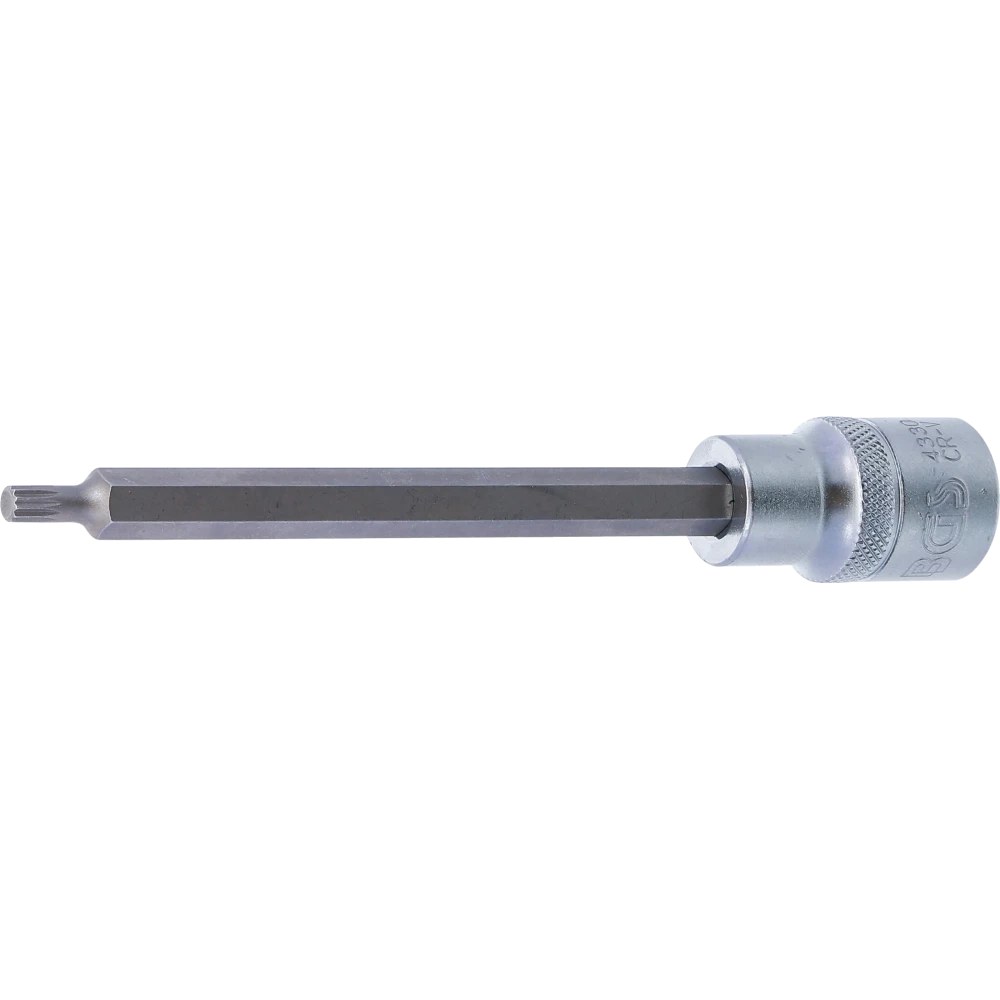 Bit-Einsatz, Länge 140 mm, Antrieb Innenvierkant 12,5 mm (1/2"), Innenvielzahn (für XZN) M5