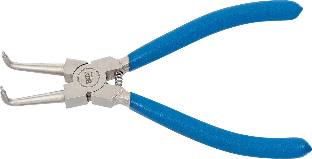 Sprengringzange, abgewinkelt, für Innensprengringe, 175 mm