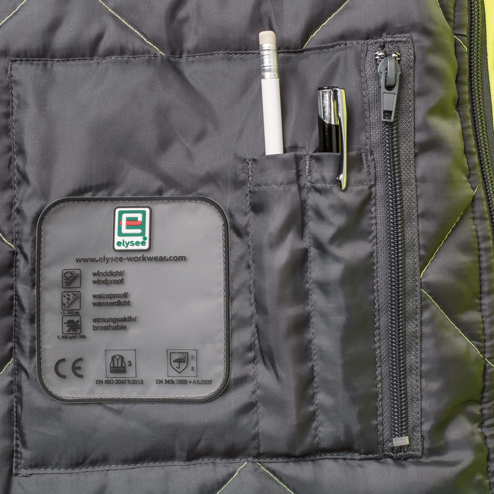2IN1 Warnschutzjacke Gelb/Grau Rufus