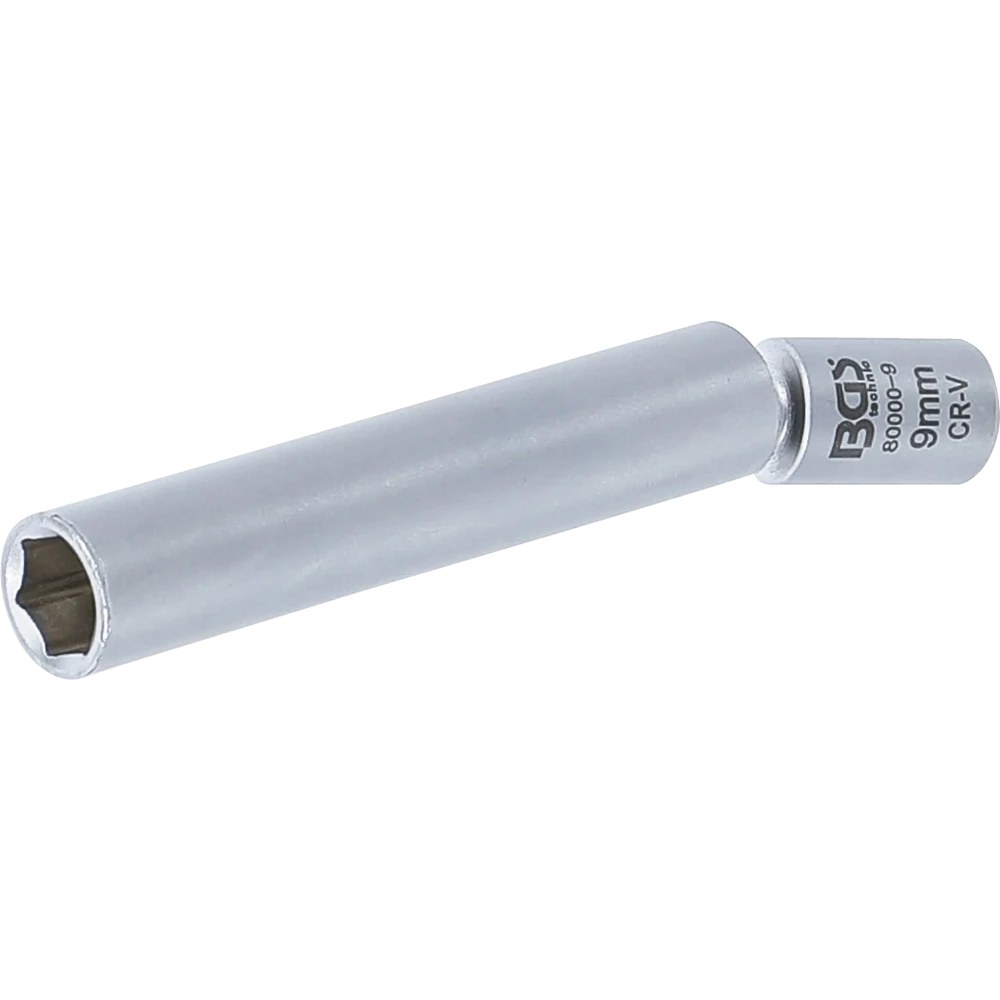 Glüh- und Zündkerzen-Gelenk-Einsatz, Antrieb Innenvierkant 6,3 mm (1/4"), SW 9 mm