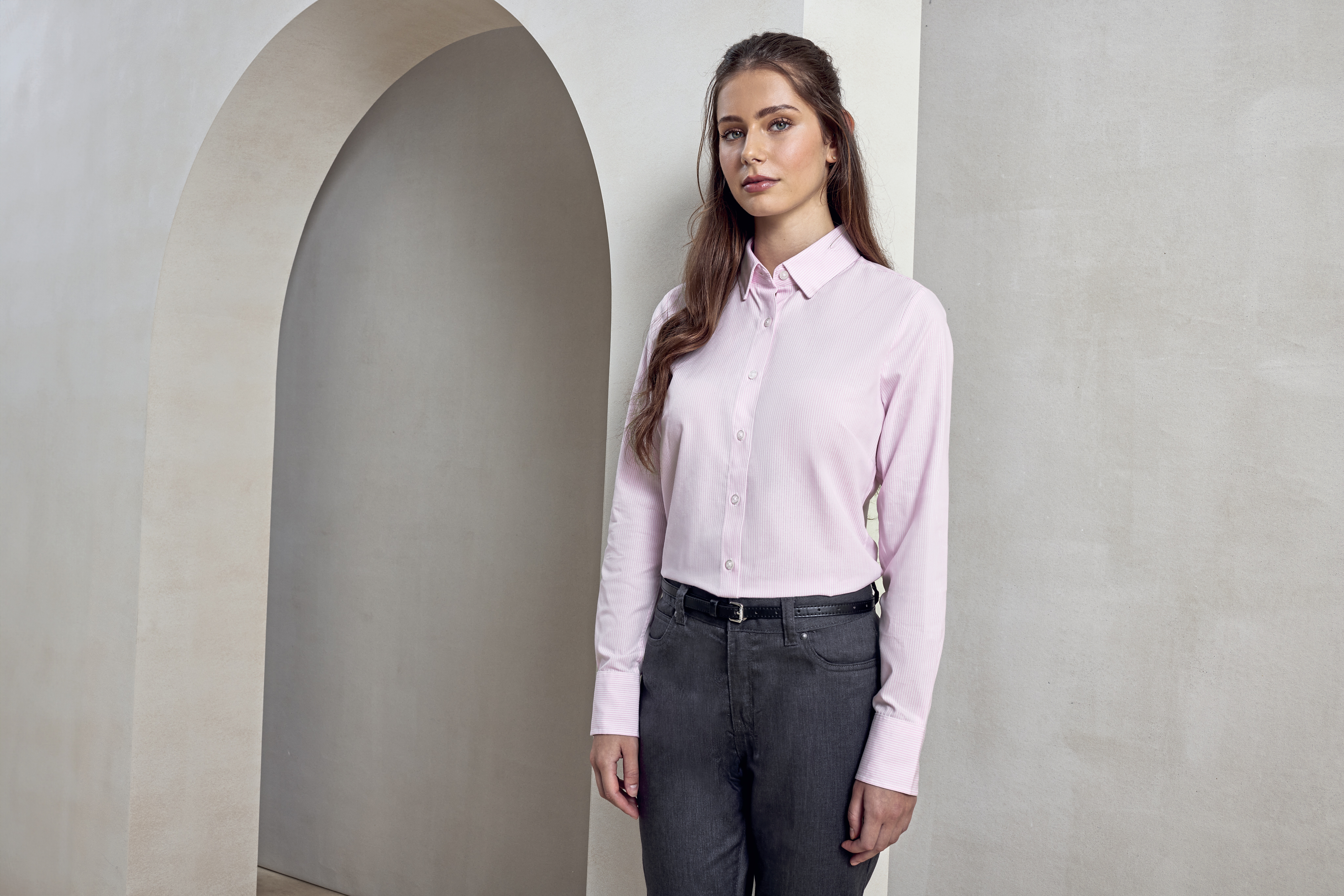 Bluse – Women´s Cotton Rich Oxford Stripes Shirt