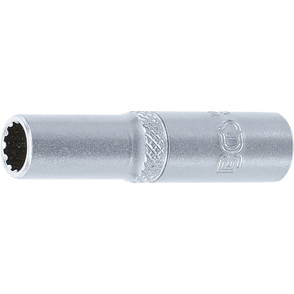 Steckschlüssel-Einsatz Gear Lock, tief, Antrieb Innenvierkant 6,3 mm (1/4"), SW 7 mm