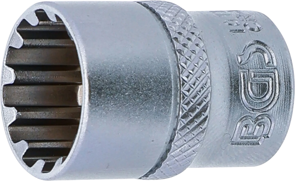 Steckschlüssel-Einsatz Gear Lock, Antrieb Innenvierkant 6,3 mm (1/4"), SW 13 mm