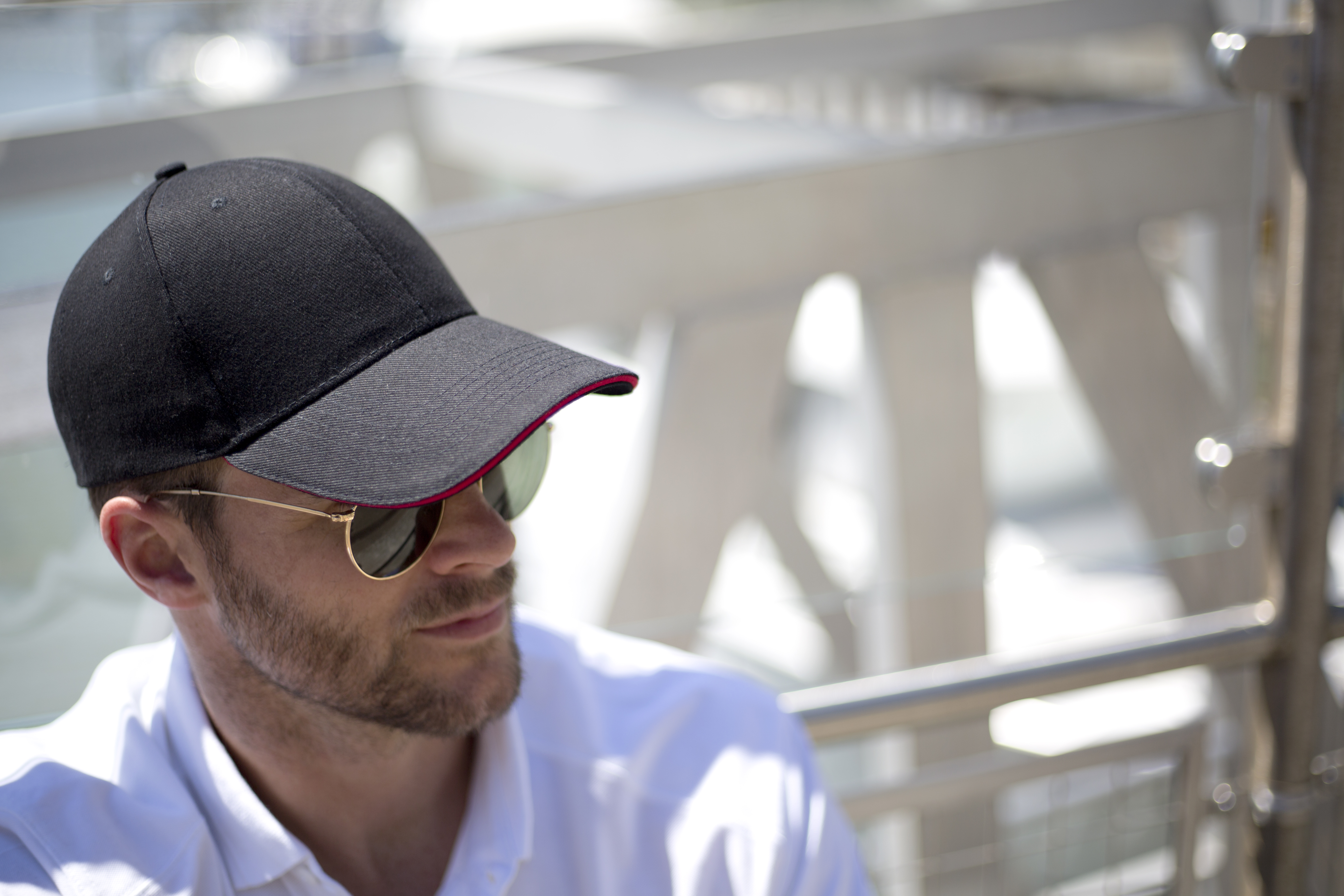 Memphis Brushed Cotton Low Profile Sandwich Peak Cap