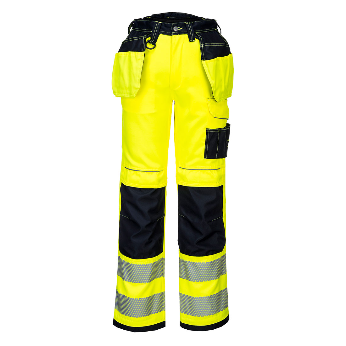 PW3 Hi-Vis Arbeitsbundhose mit Holstertaschen