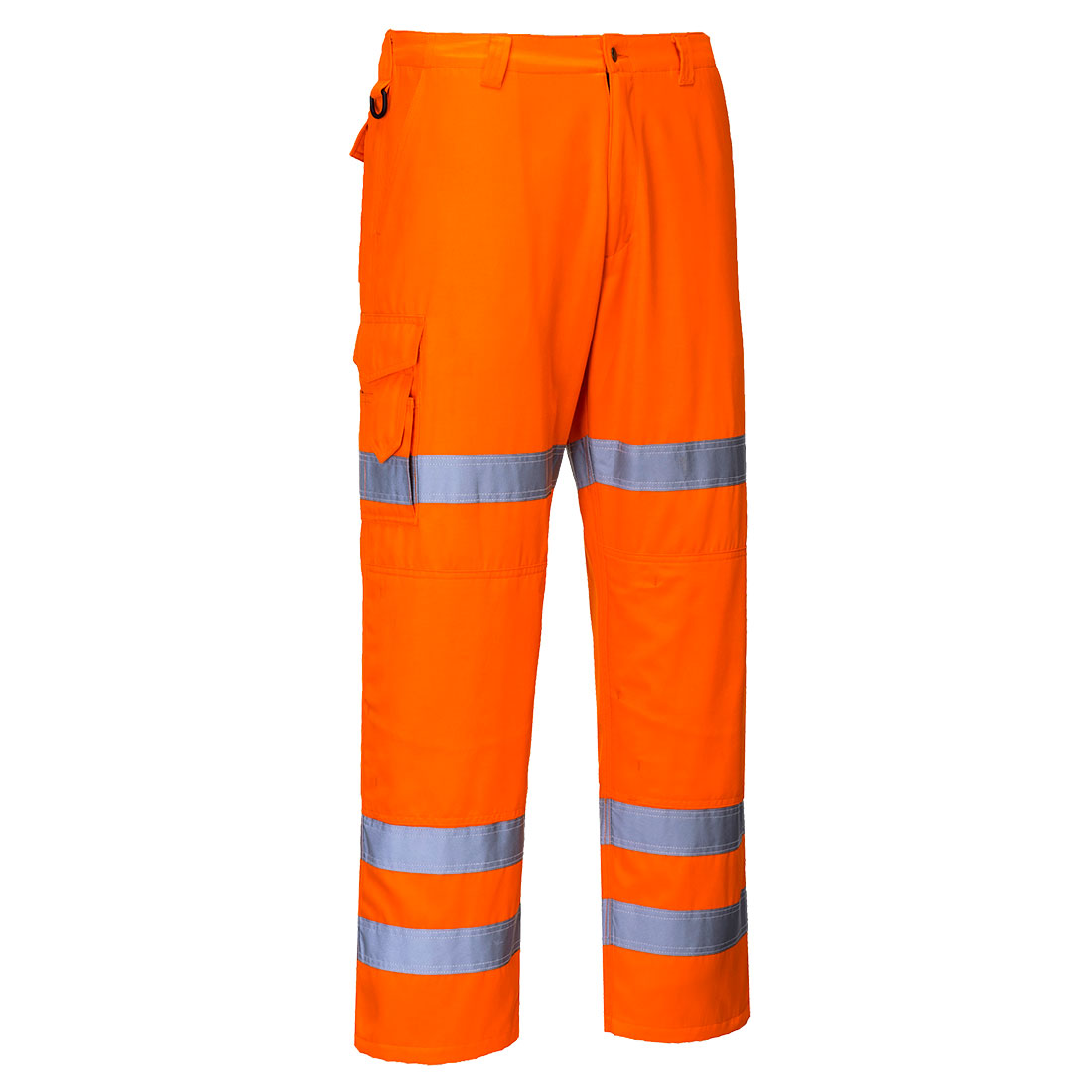 Hi-Vis Bahn Arbeitshose mit drei Reflexstreifen