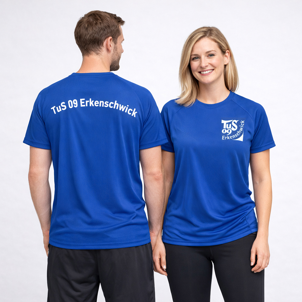 Unisex Funktionsshirt, royal blau