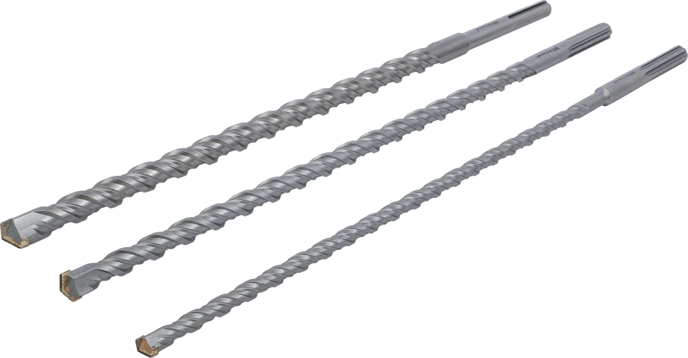 Mauer-Durchbruch-Bohrer-Satz, SDS-MAX-Schaft, 16 / 20 / 26 mm, 3-tlg.