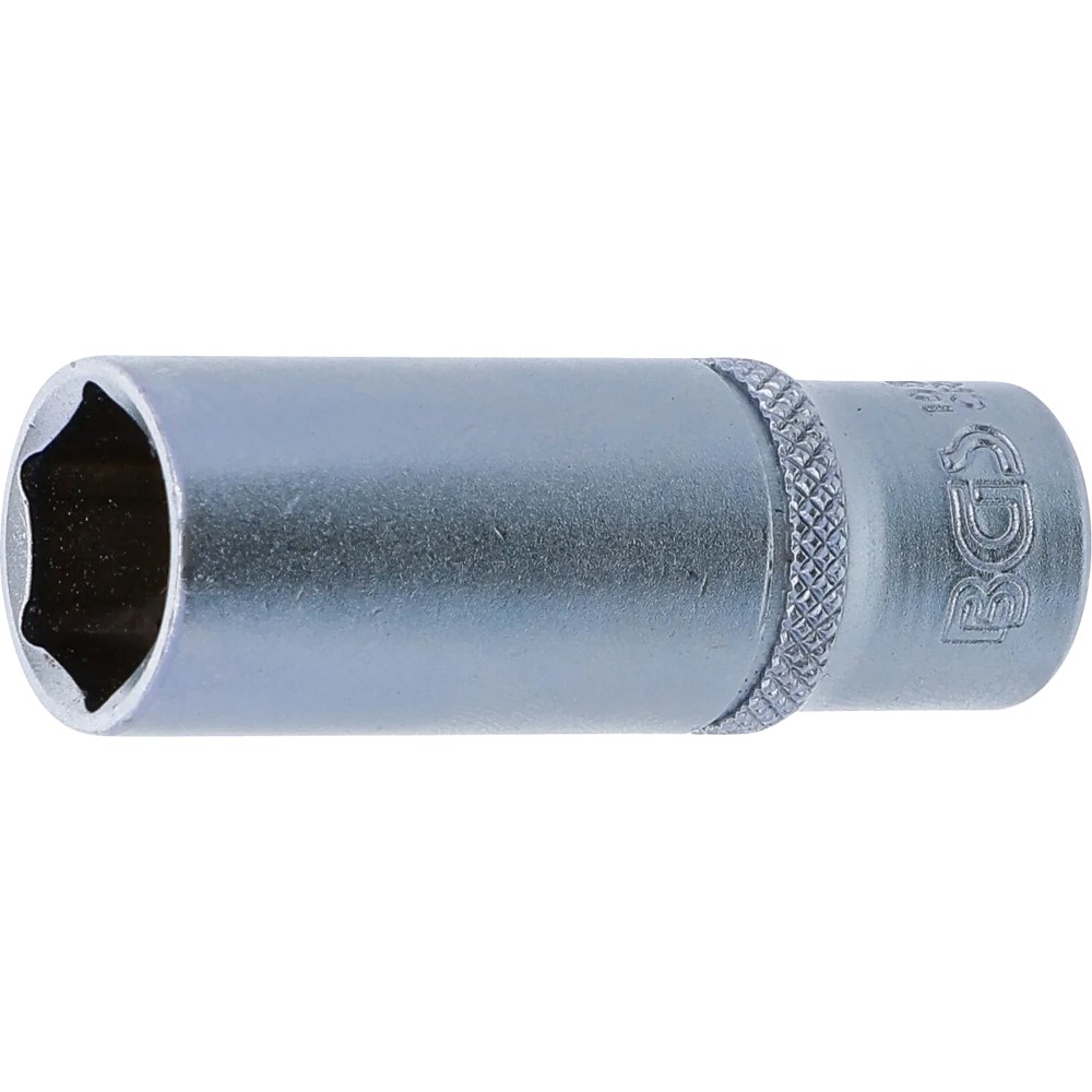 Steckschlüssel-Einsatz Sechskant, tief, Antrieb Innenvierkant 6,3 mm (1/4"), SW 13 mm