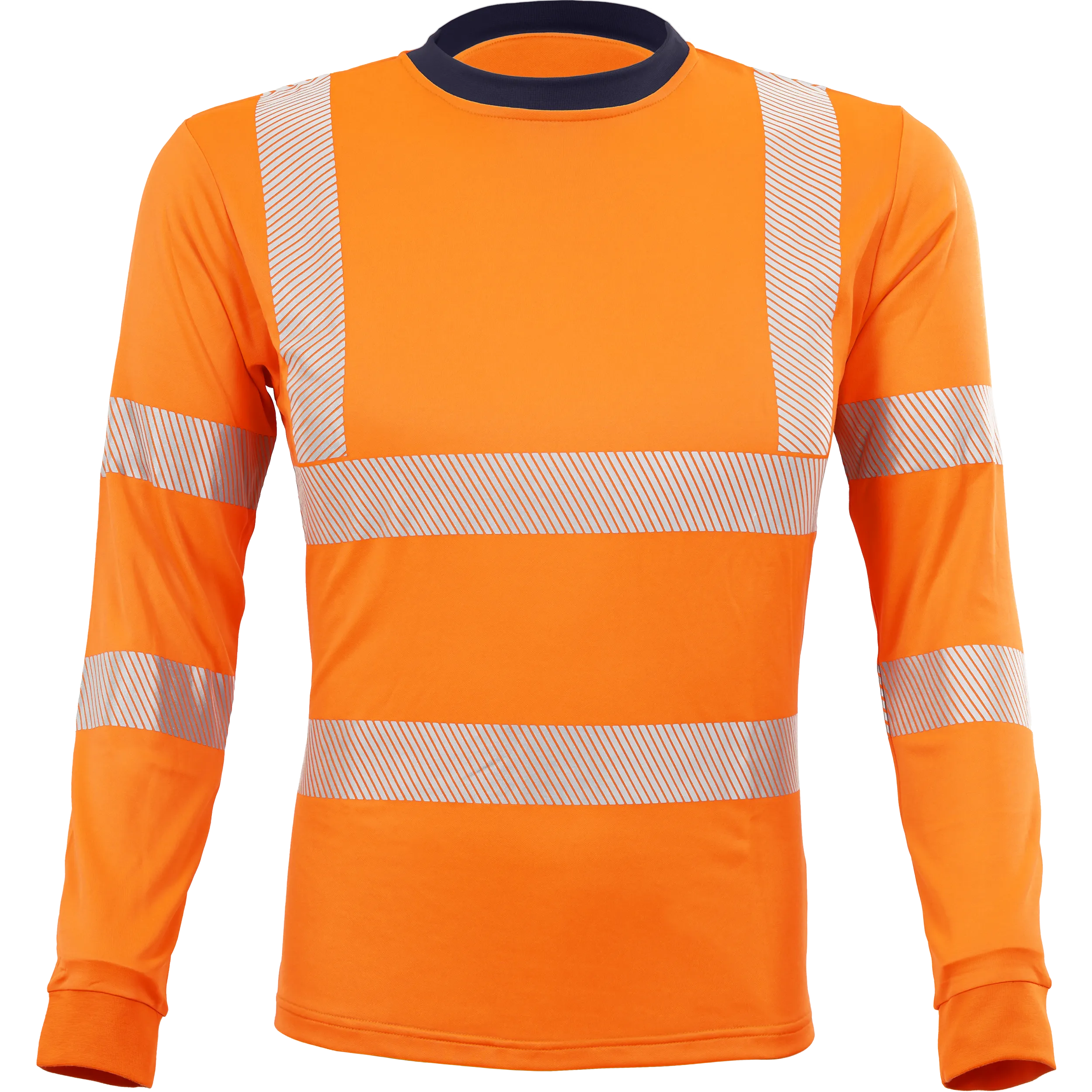 Lyocell Langarm-T-Shirt "Allround Warnschutz" mit UV-Schutz