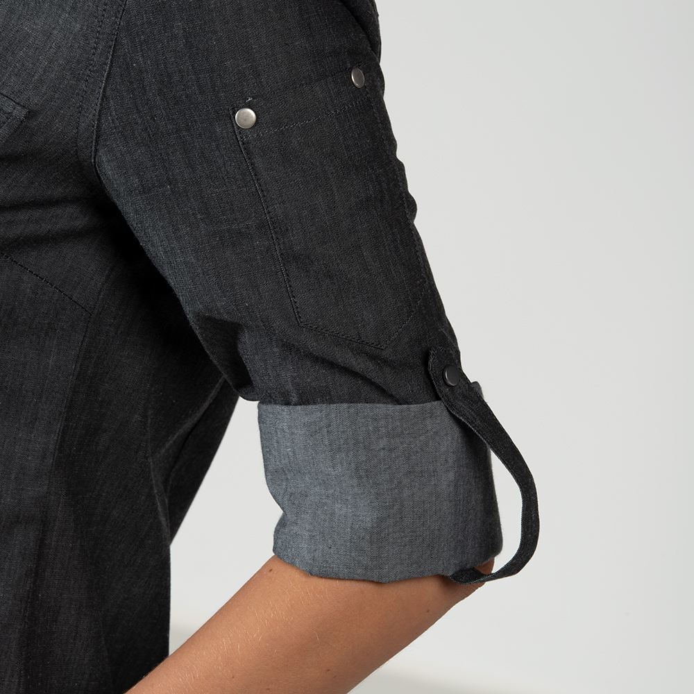 Damen Jeansbluse langarm