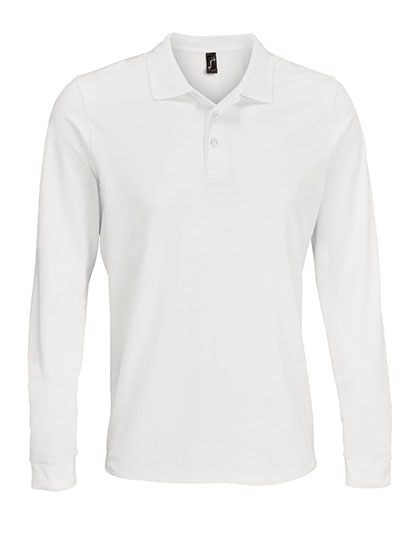 Unisex Long Sleeve Polycotton Polo Shirt