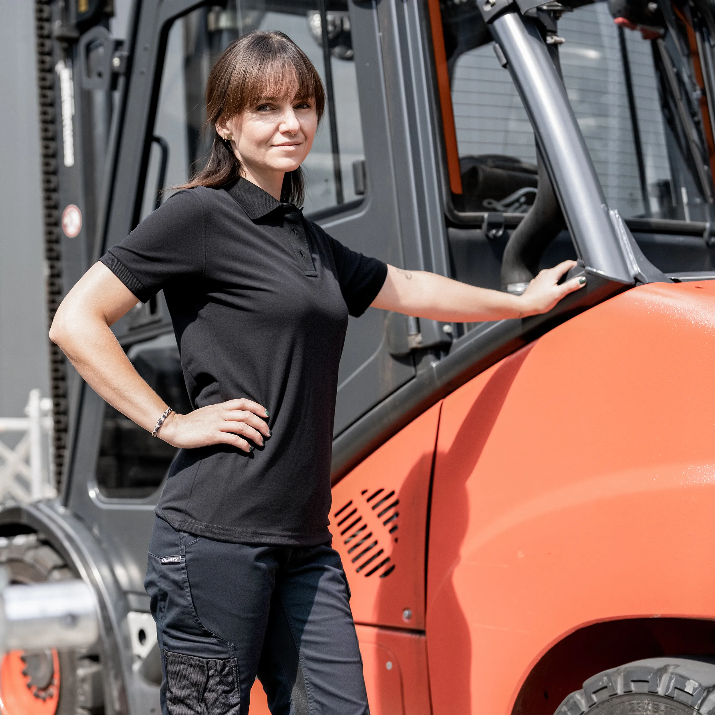 Tencel Poloshirt "iND" mit UV-Schutz – Plus X Award ausgezeichnet
