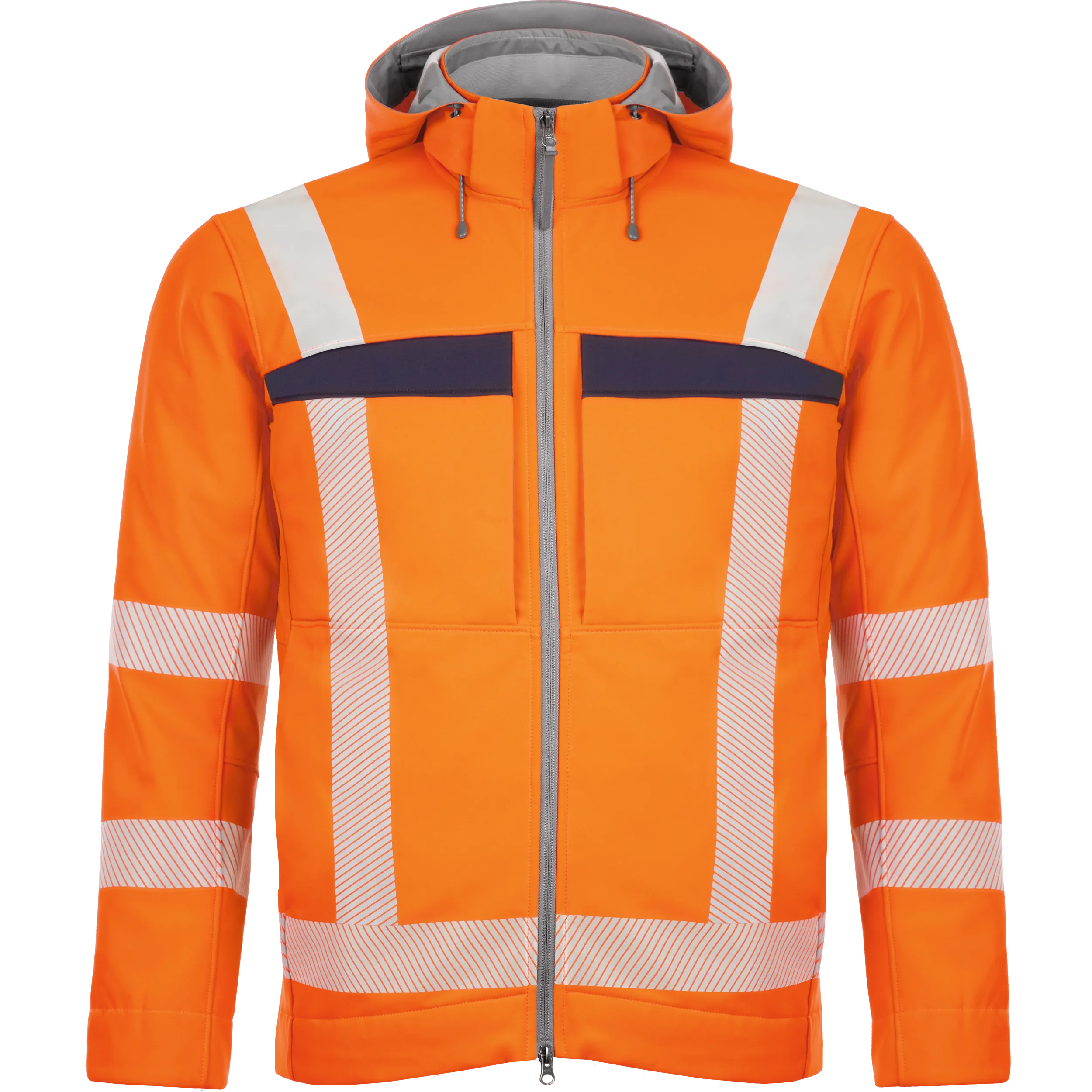 Hybrid-Softshelljacke "Allround-Warnschutz" – wasserdicht & atmungsaktiv