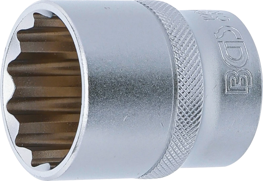 Steckschlüssel-Einsatz Zwölfkant, Antrieb Innenvierkant 12,5 mm (1/2"), SW 27 mm