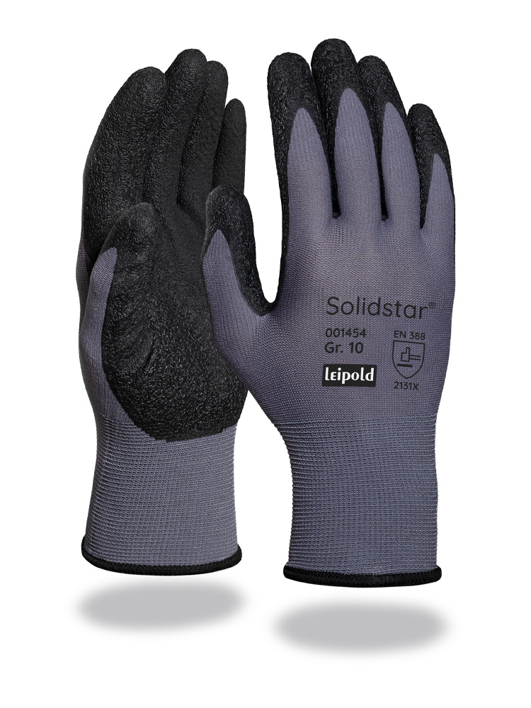 Solidstar® | Feinstrickhandschuh | Latex-Beschichtung