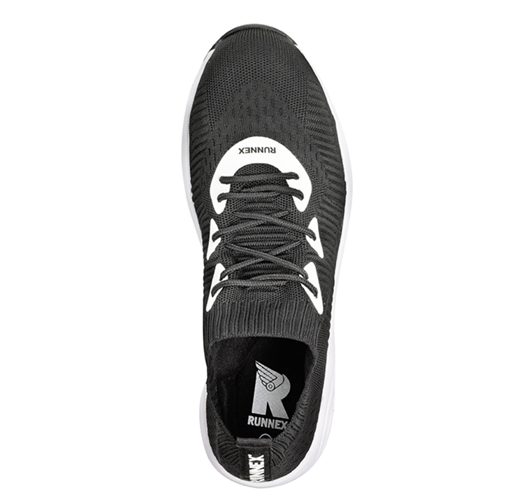 RUNNEX® S1-Sicherheitshalbschuhe SportStar schwarz/weiß