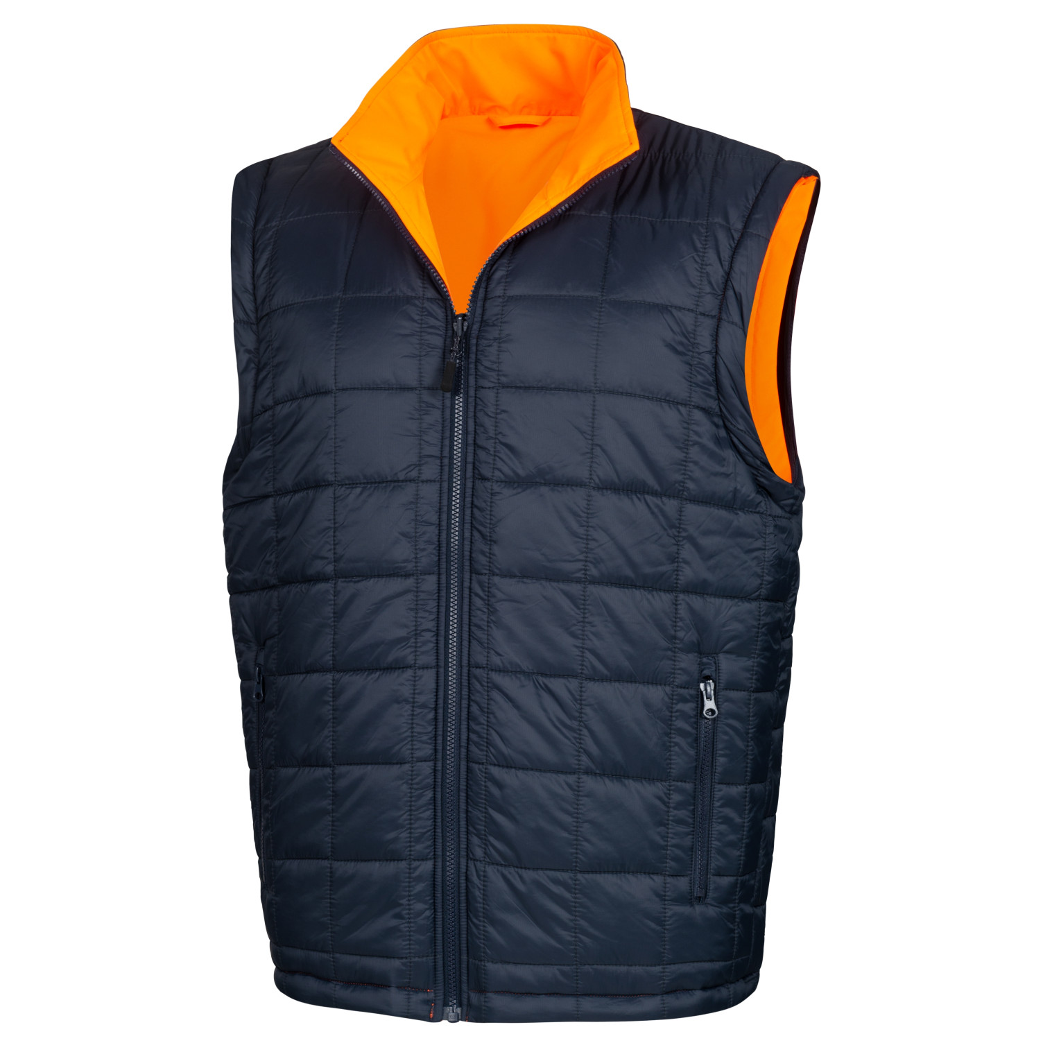 Parka MOTION TEX VIZ PLUS Warn-Multifunktionsjacke neonorange / marineblau