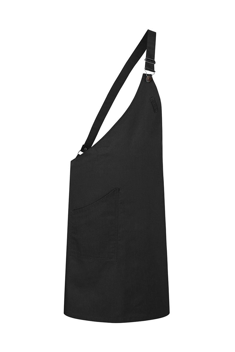 Asymmetrische Latzschürze Classic mit Tasche