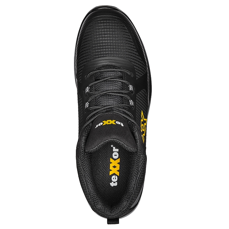 teXXor® S3S-Sicherheitsschnürstiefel schwarz/gelb