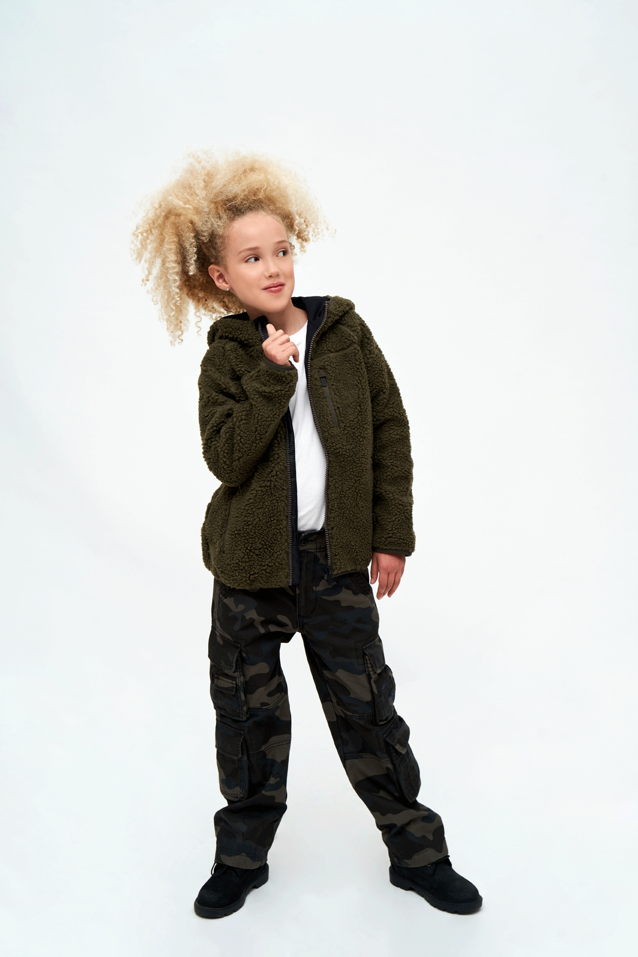 Kids Teddyfleece Jacket Hooded