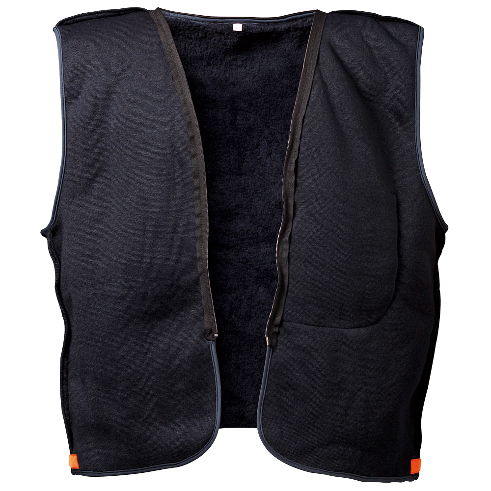 Warnschutzpilotjacke, Orange/Marine Volker