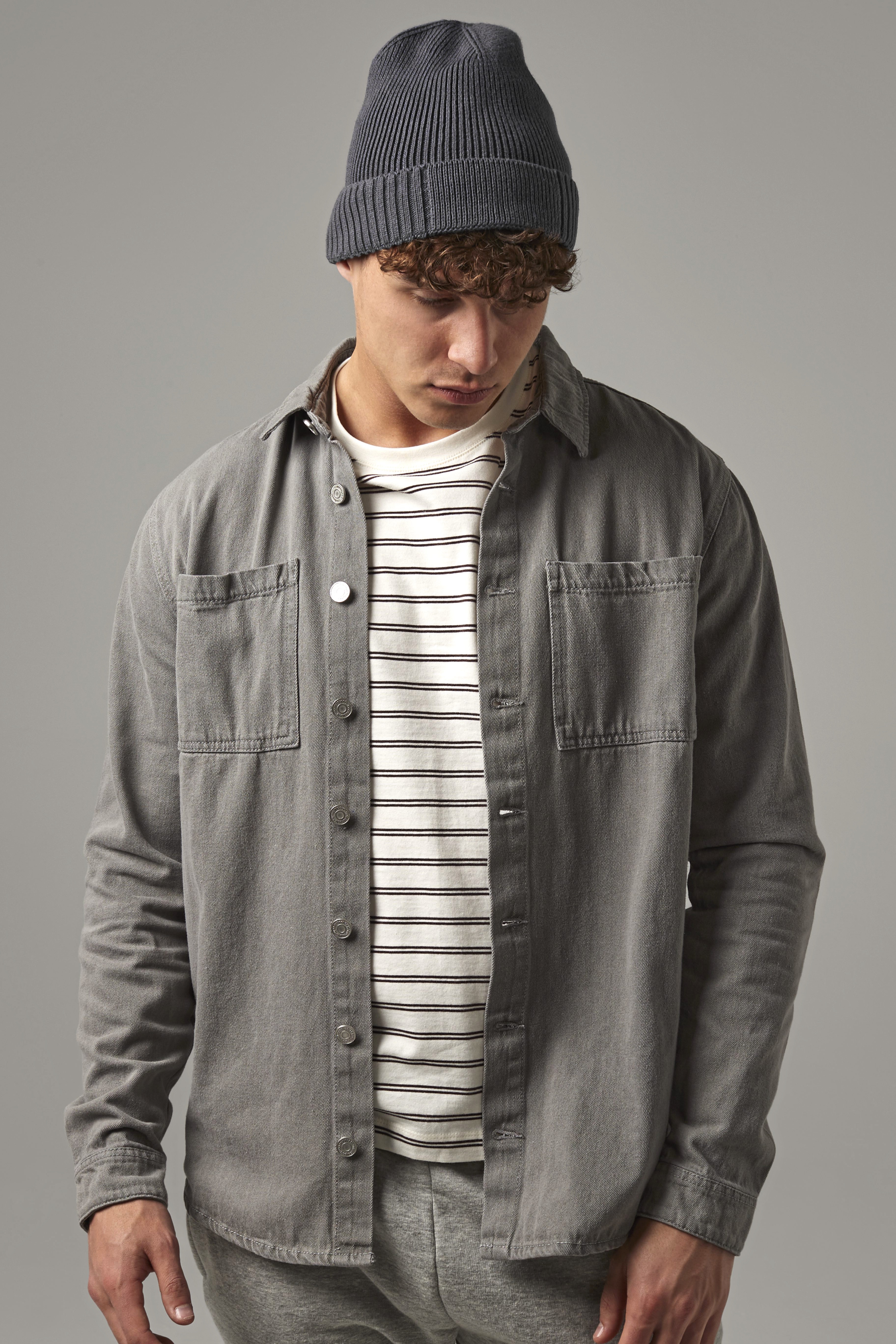 Organic Cotton Engineered Patch Beanie