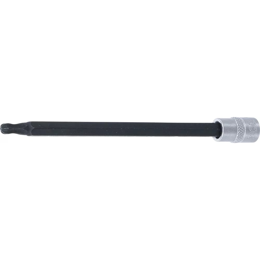 Bit-Einsatz, Antrieb Innenvierkant 6,3 mm (1/4"), T-Profil (für Torx) mit Kugelkopf T30