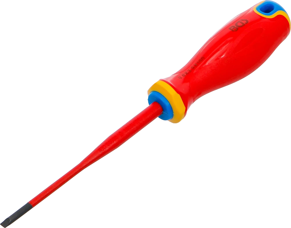 VDE-Schraubendreher, extra dünne Spitze, Schlitz 3,5 mm