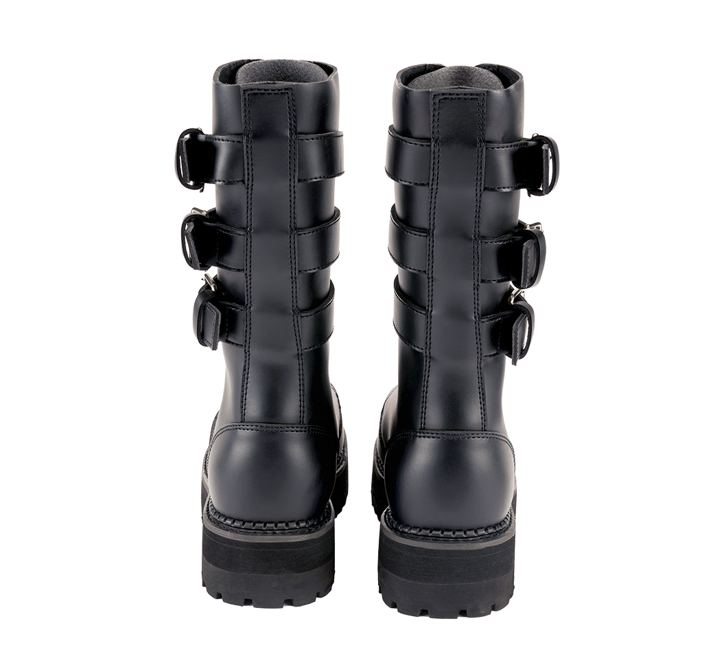 Plateau Phantom Buckle Boots