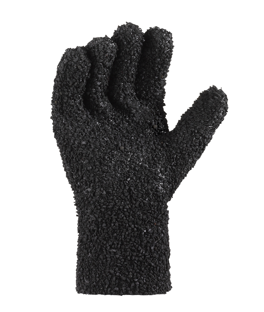 teXXor® PVC-Handschuhe SCHWARZ GRANULIERT schwarz