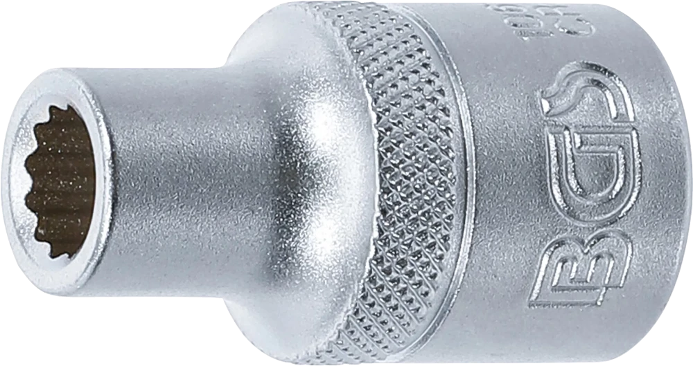 Steckschlüssel-Einsatz Zwölfkant, Antrieb Innenvierkant 12,5 mm (1/2"), SW 8 mm