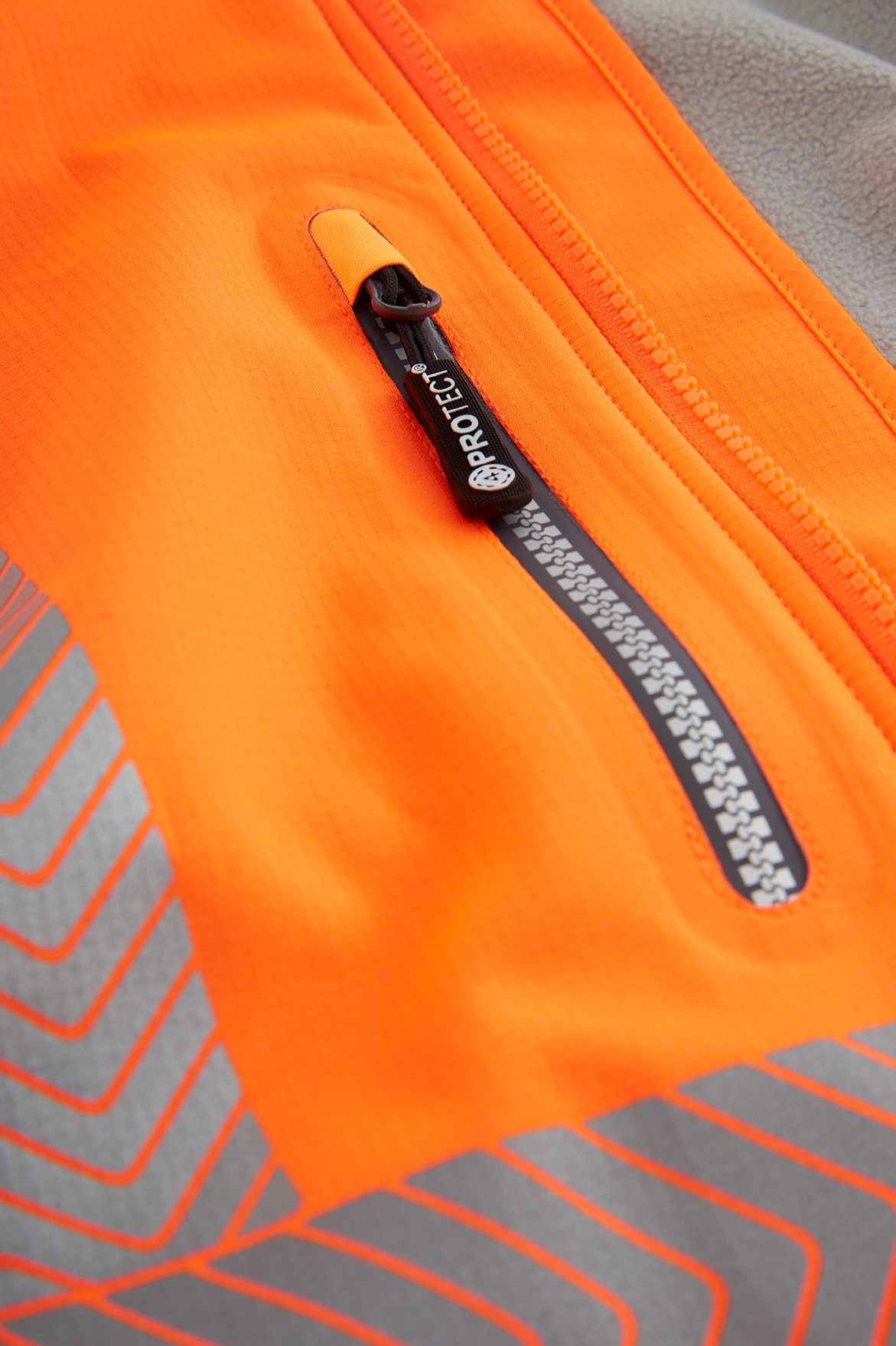 4PROTECT® Warnschutz-Softshellweste PARAMUS leuchtorange
