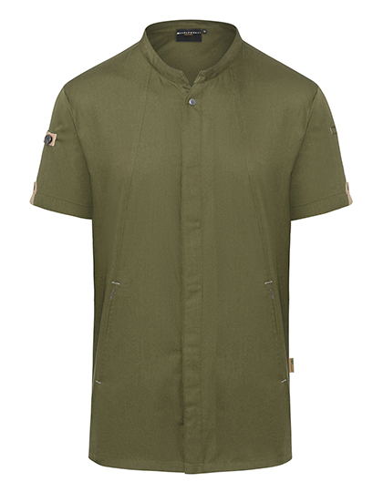 Kurzarm Kochjacke Green-Generation