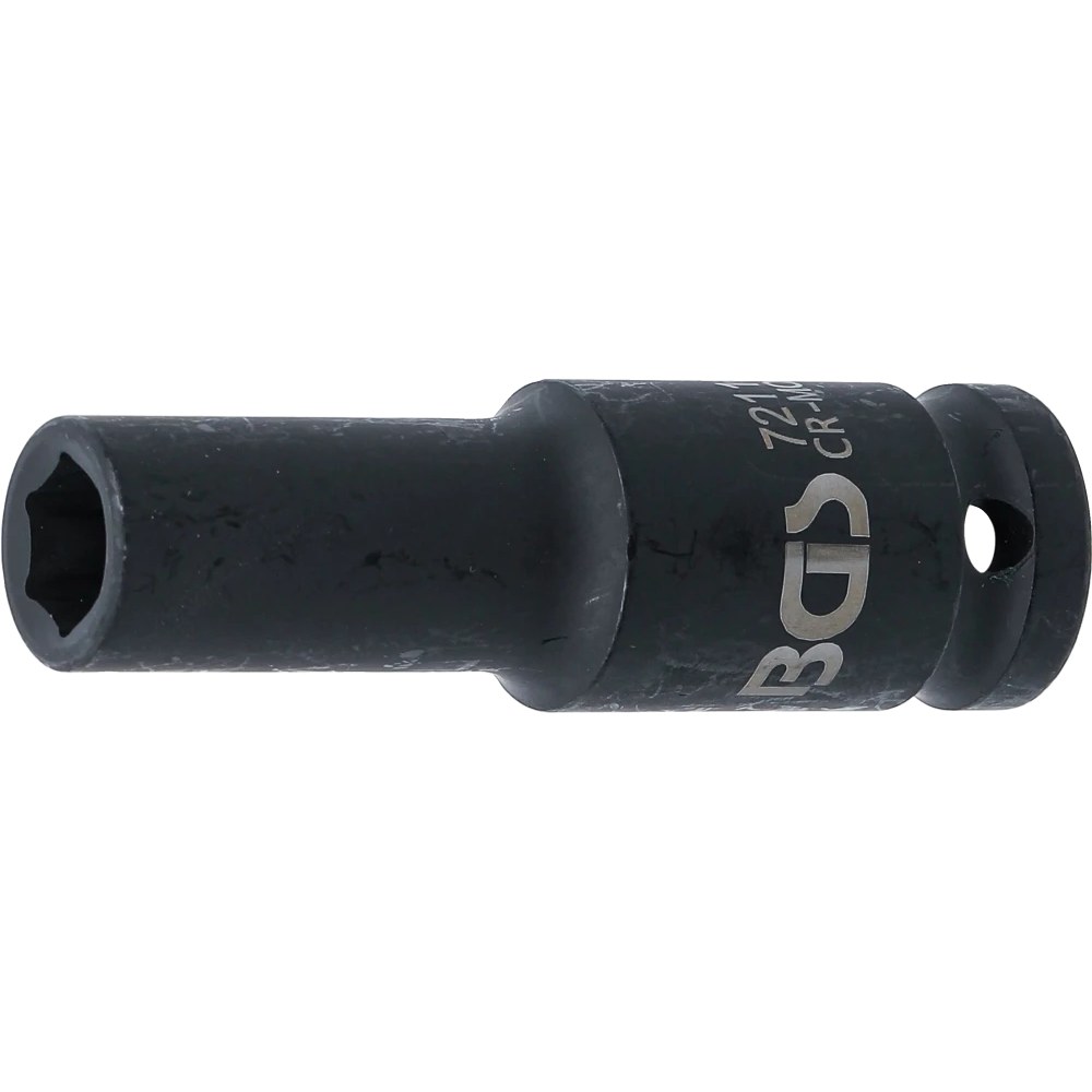 Kraft-Steckschlüssel-Einsatz Sechskant, tief, Antrieb Innenvierkant 12,5 mm (1/2"), SW 11 mm