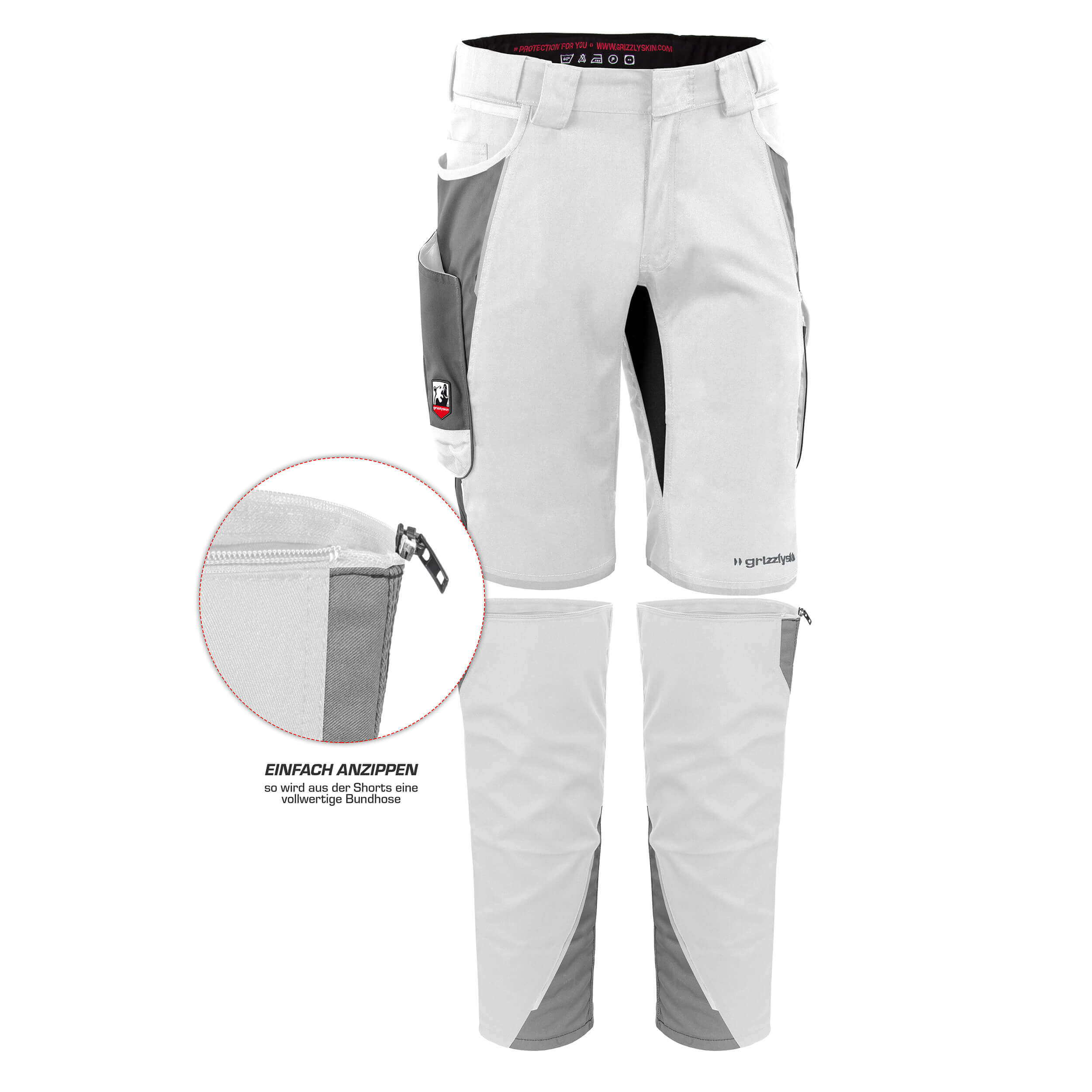 Beinlinge für Arbeitsshorts "grizzlyskin IRON"