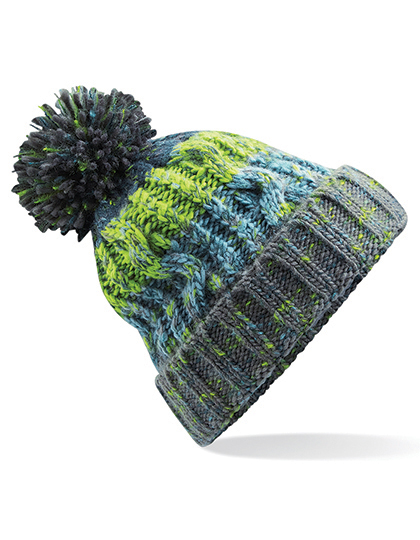 Corkscrew Pom Pom Beanie