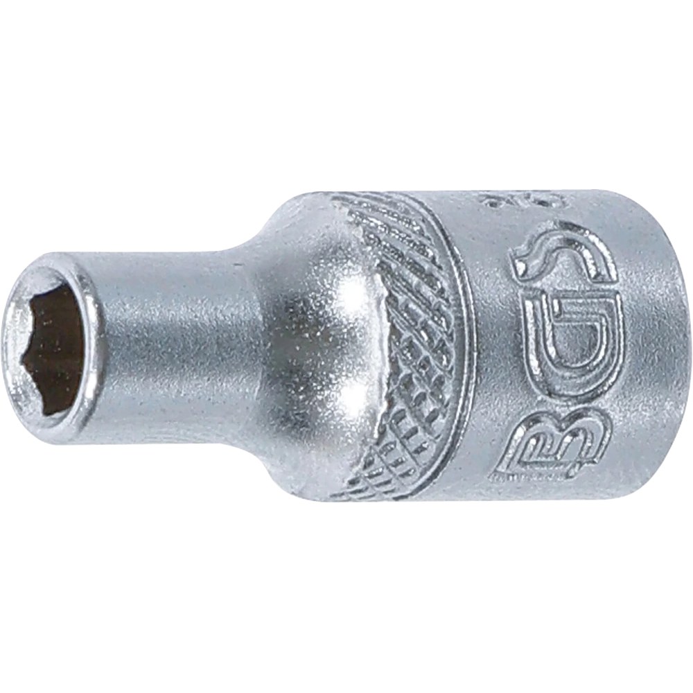 Steckschlüssel-Einsatz Sechskant, Antrieb Innenvierkant 6,3 mm (1/4"), SW 4,5 mm