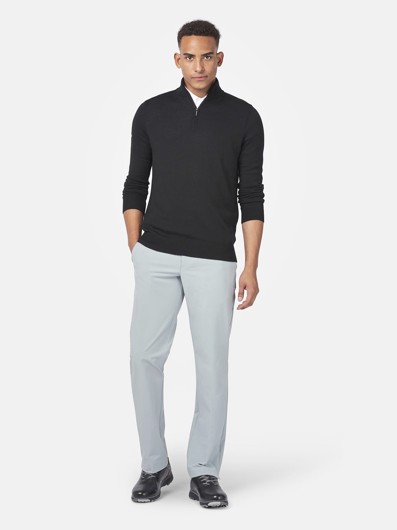Pullover – Men´s 1/4 Zipped Merino Sweater