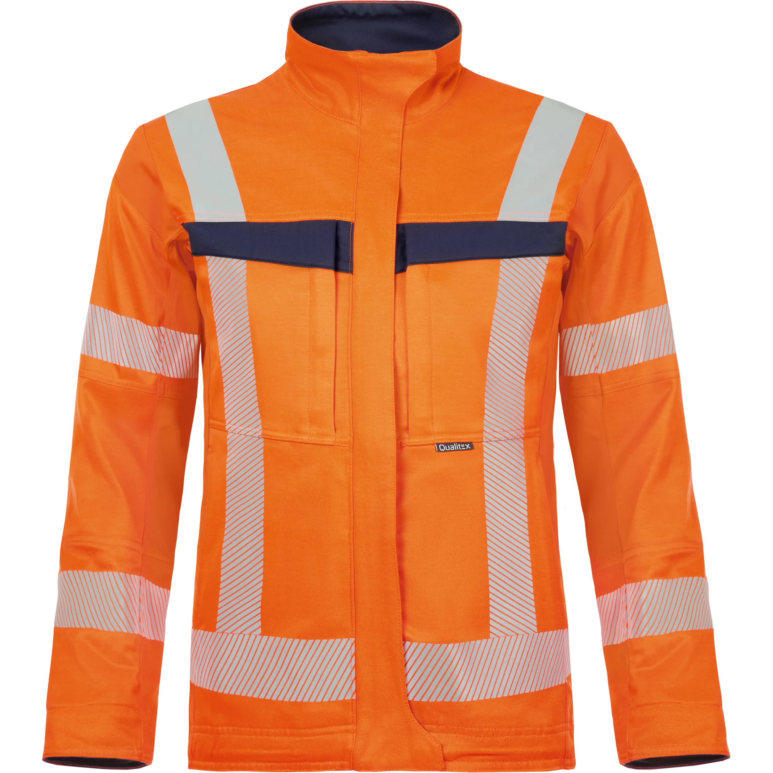 Tencel/Sorona Stretch-Arbeitsjacke "Allround-Warnschutz" mit UV-Schutz