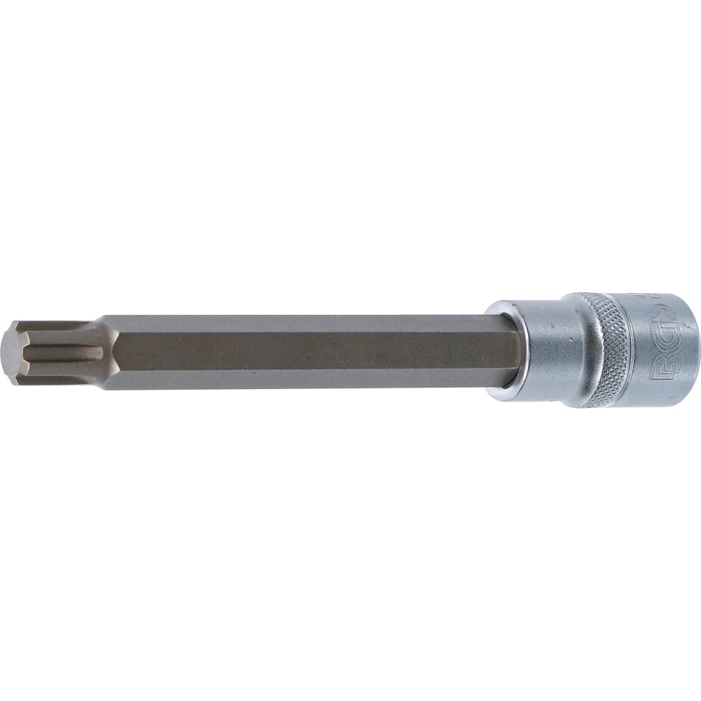 Bit-Einsatz, Länge 140 mm, Antrieb Innenvierkant 12,5 mm (1/2"), Keil-Profil (für RIBE) M12
