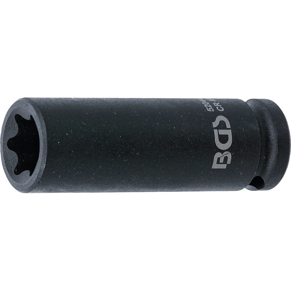 Kraft-Steckschlüssel-Einsatz E-Profil, tief, Antrieb Innenvierkant 12,5 mm (1/2"), SW E20