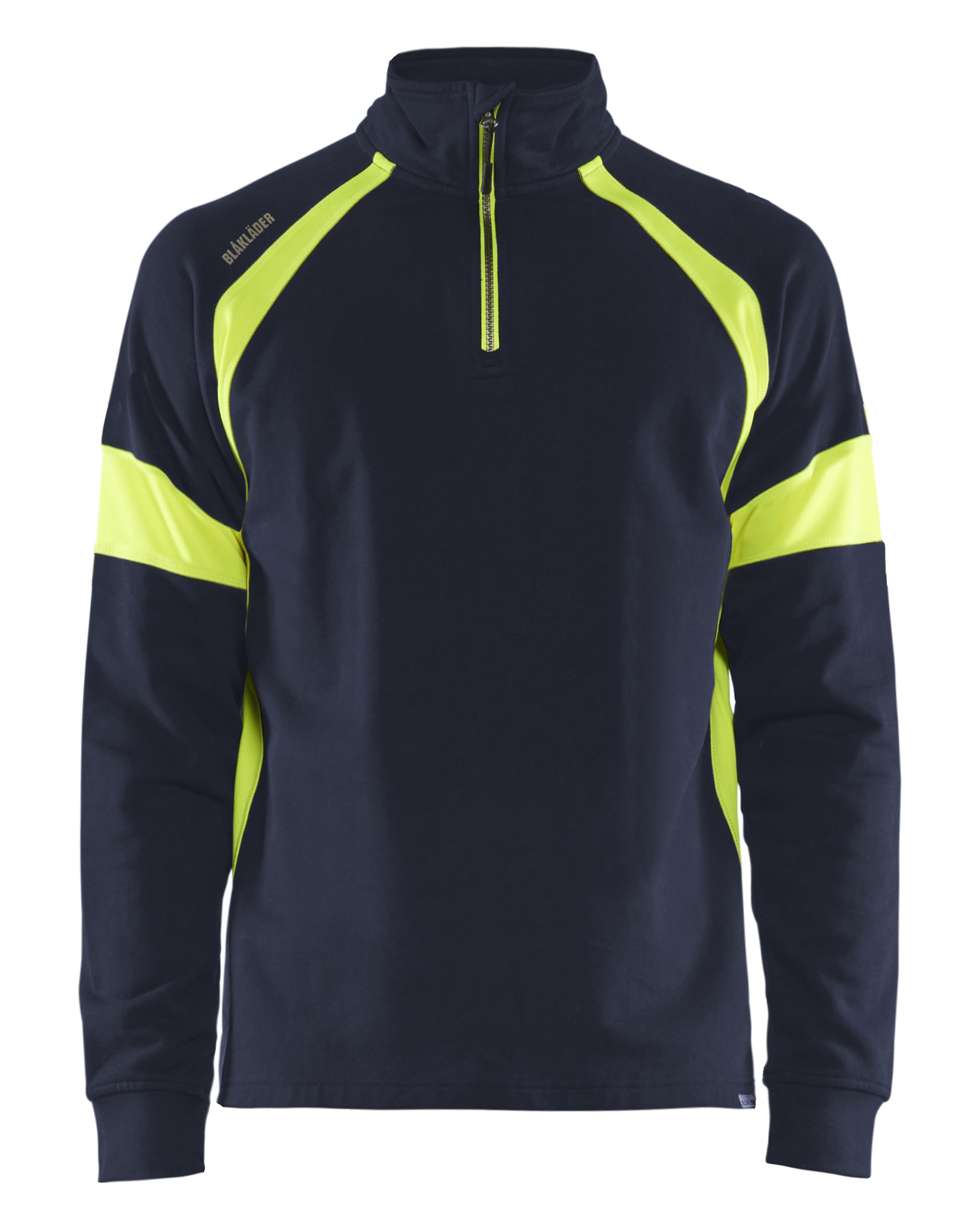 Sweatshirt Half-Zip mit High Vis