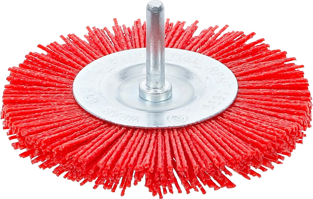 Nylonbürste, 100 mm, 6 mm Schaft